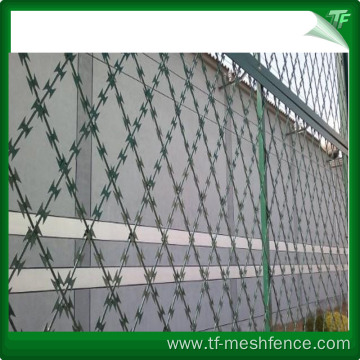 Hot dipped galvanized Straight Razor Barbed Wire